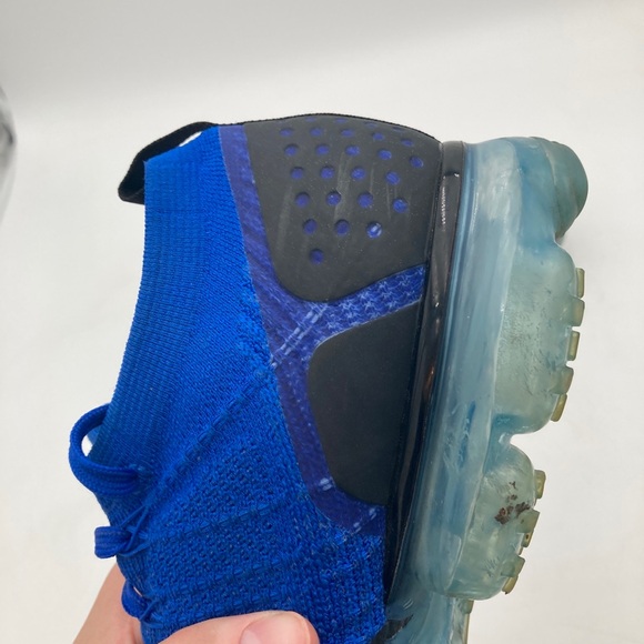 Nike Air VaporMax Flyknit 2 Racer Blue Orange 942842-400 Men’s Size 10 - Picture 11 of 15